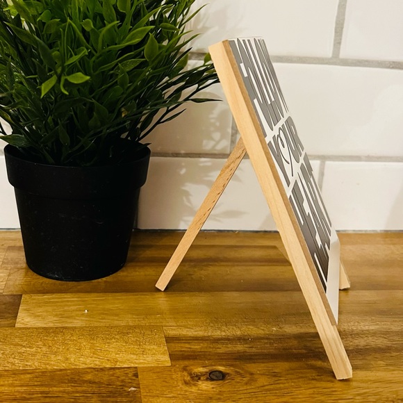 “Follow Your Heart.” Mini Easel Home Decor, Size 4.5”W x 5.75”H - Picture 2 of 2